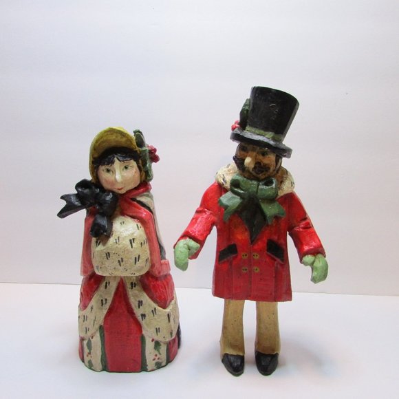 vtg House of Hatten 1991 Victorian Christmas Caroling family carolers figure lot - Picture 2 of 16